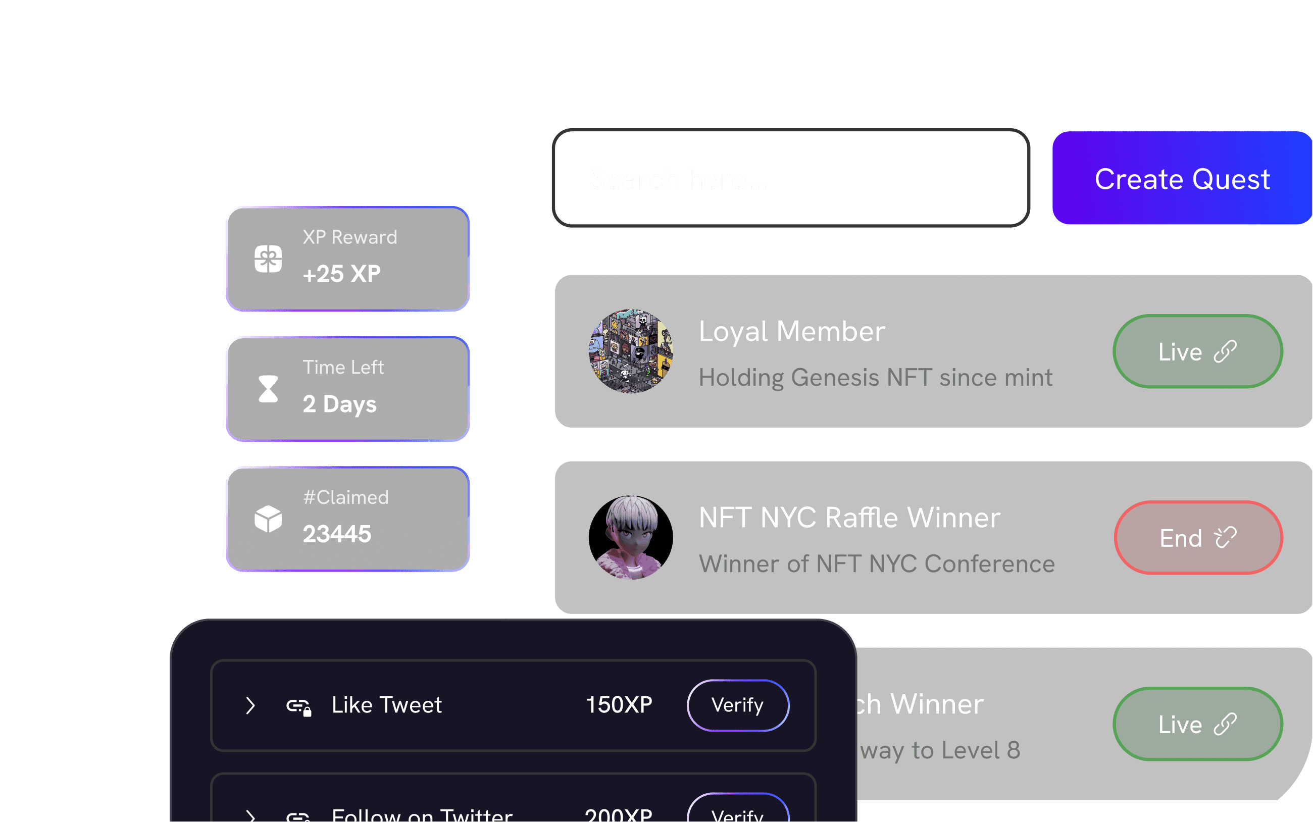 Screenshot of UI kit dashboard